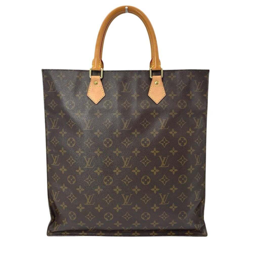 LOUIS VUITTON Brown Monogram Canvas Tote Bag - Picture 2 of 9